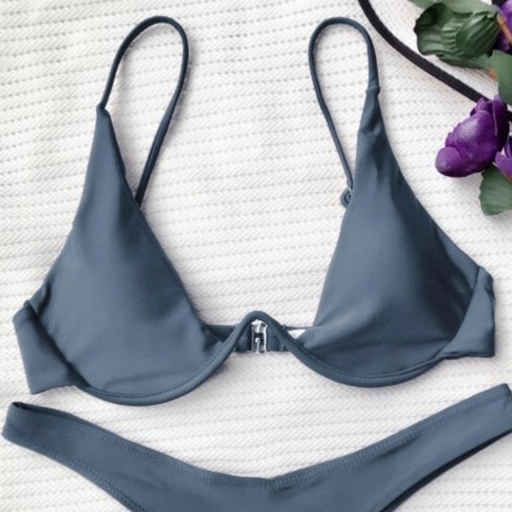 Push Up Plunge Bikini Top